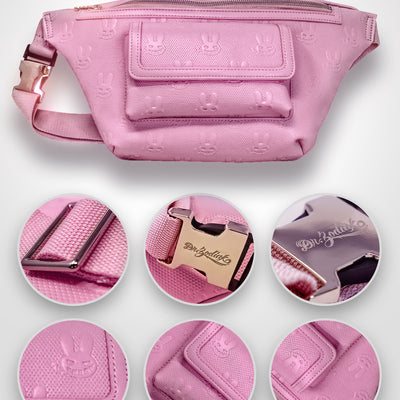 Dr. Zodiak's Moonrock Limited Edition Leather Cross Body Bag - Pink