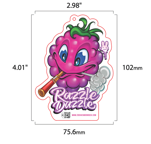 Razzle Dazzle   - Air Fresheners By Dr. Zodiak's Moonrock - Raspberry