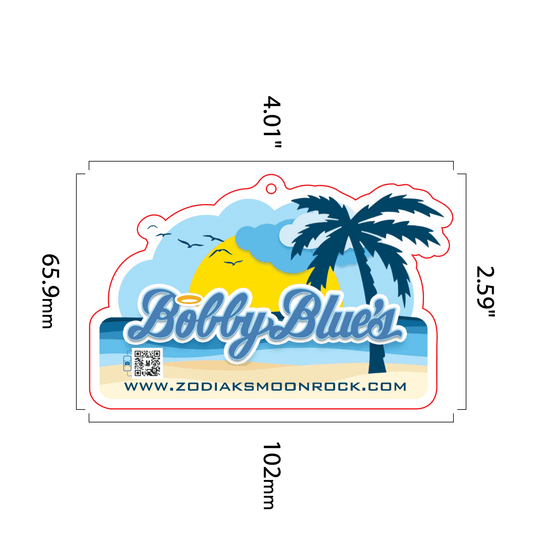 Bobby Blue's - Air Fresheners By Dr. Zodiak's Moonrock - BlueBerry