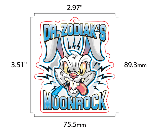 Crazy Bunny  - Air Fresheners By Dr. Zodiak's Moonrock - Gum