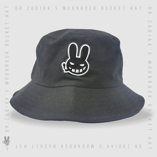 Dr. Zodiak's Smoking Bunny Bucket Hat  - Dark Gray