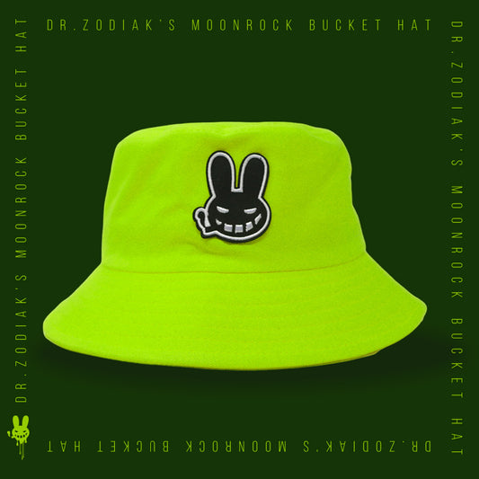 Dr. Zodiak's Smoking Bunny Bucket Hat  - Lemon