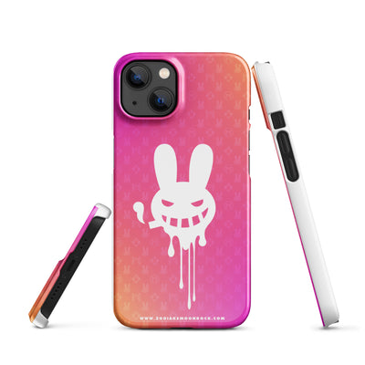 Dr. Zodiak's Moonrock - Pink Dripping Bunny - Snap case for iPhone®