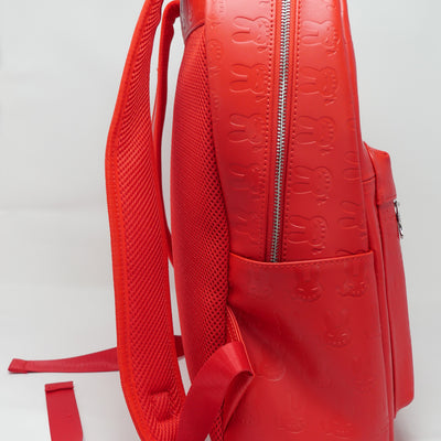 Dr. Zodiak’s Leather Backpack - Red
