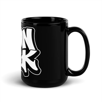 MOON ROCK - Black Glossy Mug