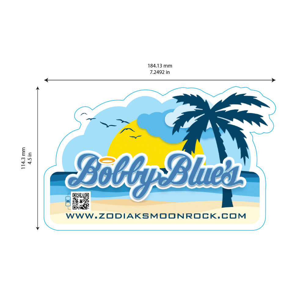 Dr. Zodiak's Moonrock - Bobby Blue's Sticker