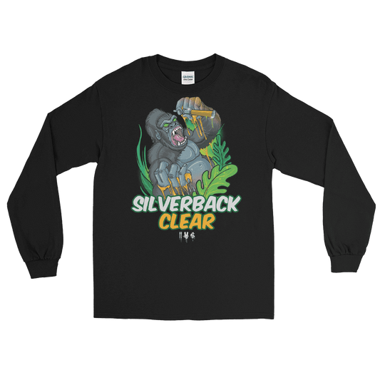 SILVERBACK CLEAR - Men’s Long Sleeve Shirt - Logo