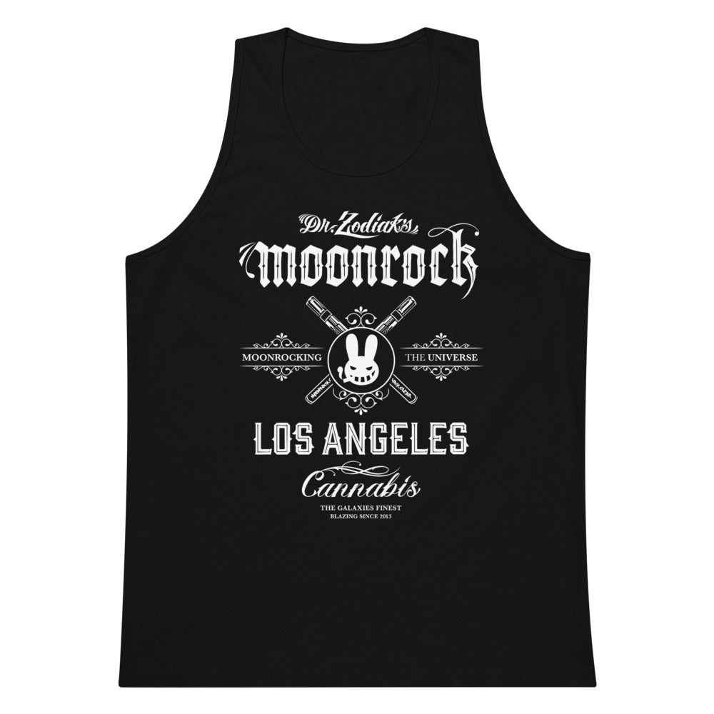 Dr. Zodiak's Moonrock Los Angeles - White Scrip Tank Top