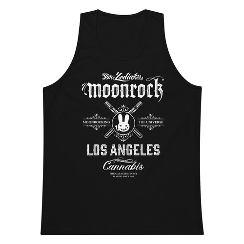 Dr. Zodiak's Moonrock Los Angeles - White Scrip Tank Top