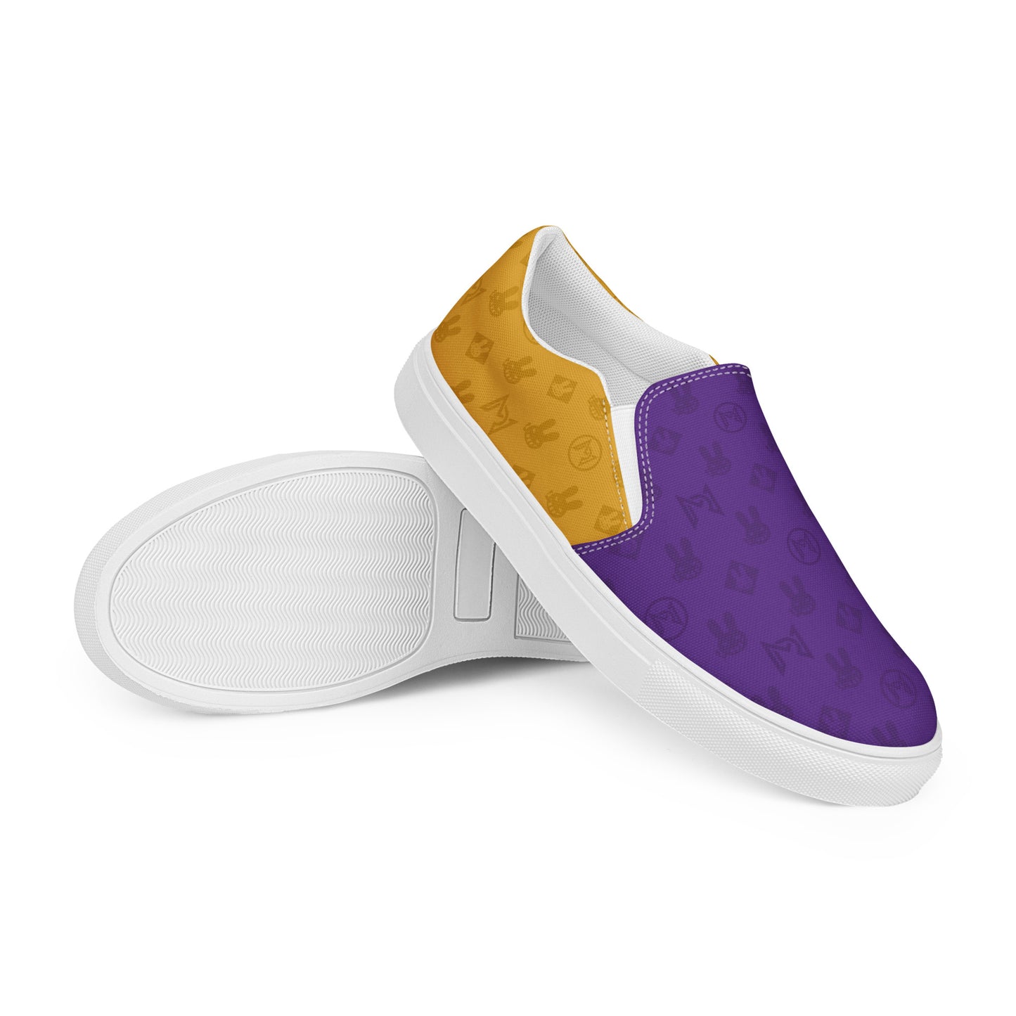Dr. Zodiak's Moonrock - Lakers Slip-On Canvas Shoes