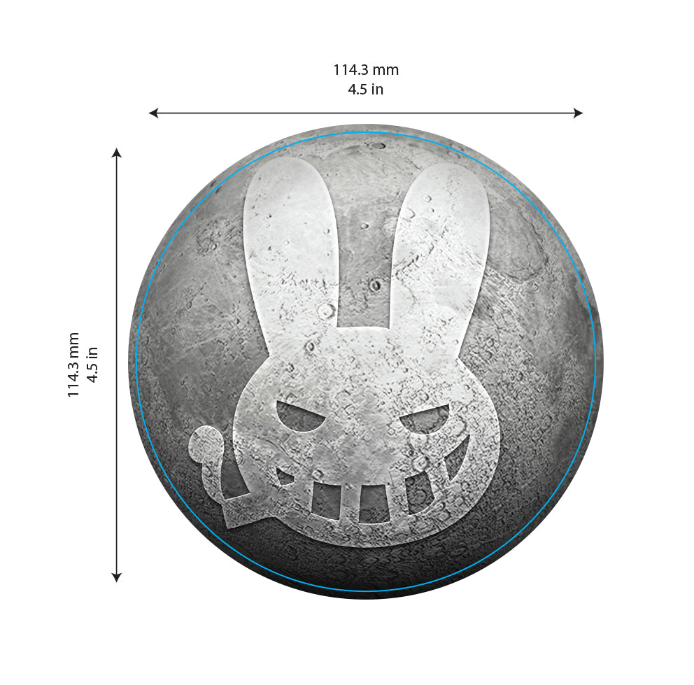 Dr. Zodiak's Moonrock - Bunny Moon Sticker