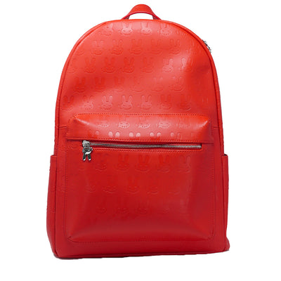 Dr. Zodiak’s Leather Backpack - Red