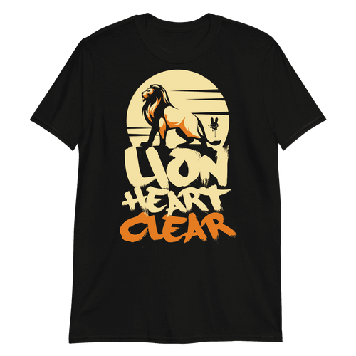 Lion Heart Clear - Short-Sleeve Unisex T-Shirt
